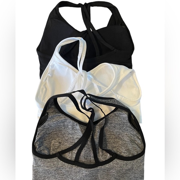 AKAMC 3 Pack Med Support Cross Back Wire Fee Removable Cups Sport Bras A193-75 - Picture 5 of 10